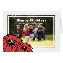 Classic Poinsettia Holiday Foto