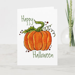 Classic Pumpkin Grußkarte Karte