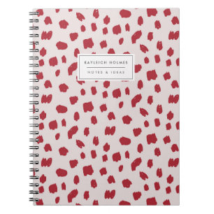 Classic Red Dalmatiner Notebook Notizblock