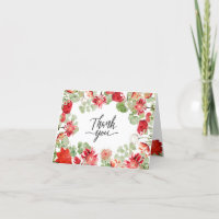 Classic Red Florals