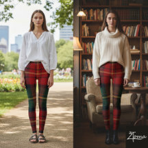 Classic Red Green Yellow Tartan Plaid