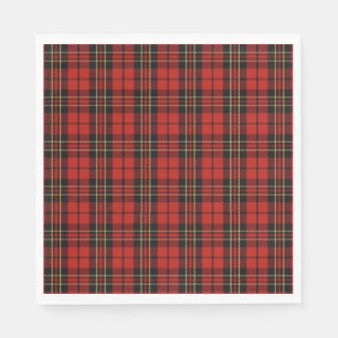 Classic Red Tartan Paper Napkins Serviette