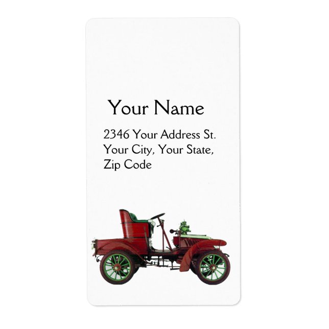CLASSIC/RED VINTAY CAR Automotive White (Vorne)
