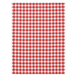 Classic Red & White Gingham Karo  Tischdecke