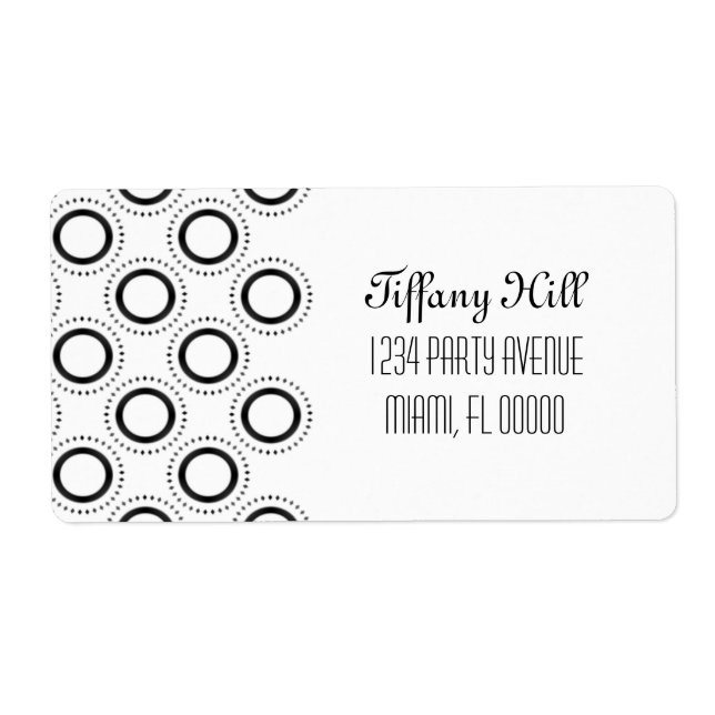 Classic Refinement Shipping Labels (Vorne)