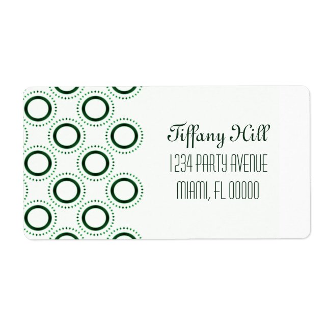 Classic Refinement Shipping Labels (Vorne)