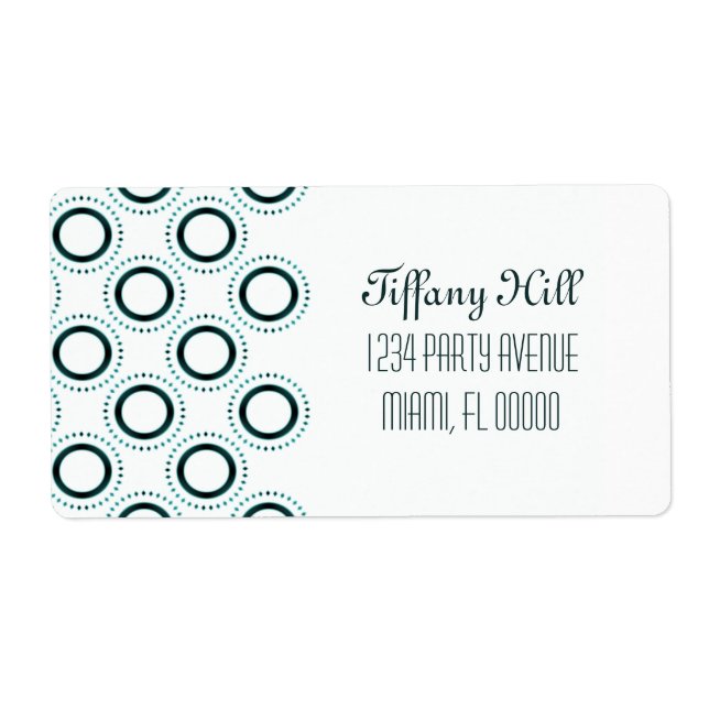 Classic Refinement Shipping Labels (Vorne)