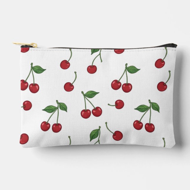 Classic Retro Cherry Harvest Zubehörtasche (Vorderseite)