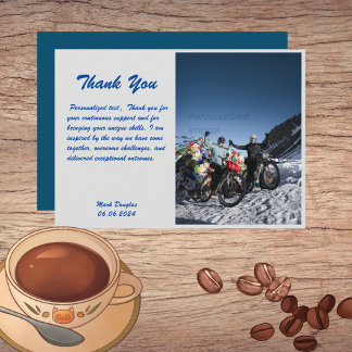 Classic Retro Vintag Handwriting Dankeschön Card Dankeskarte