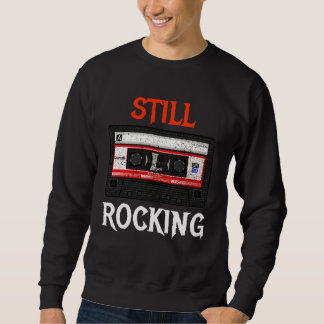 Classic Rock Cassette Tape Graphic   80 s Vintage Sweatshirt