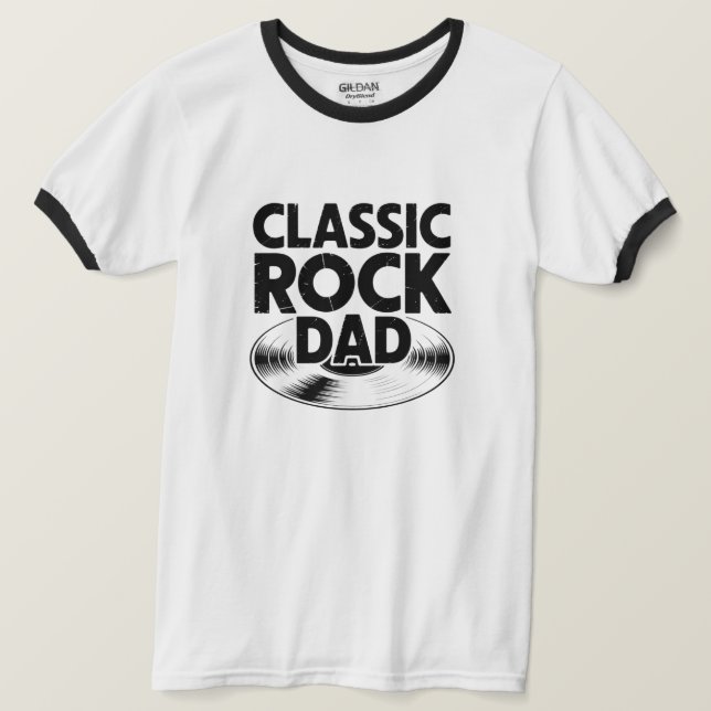 Classic Rock Vater Ringer T-Shirt - Herren-T - Shi (Design vorne)
