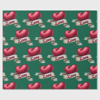 "Classic Romance" Emerald Gift Wrap Geschenkpapier