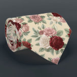 Classic Rose Garden Floral Pattern Krawatte<br><div class="desc">A timeless rose garden floral pattern featuring elegant blooming roses and soft greenery. This romantic and classic design is perfect for weddings,  formal events,  seasonal celebrations,  and elegant styling.</div>