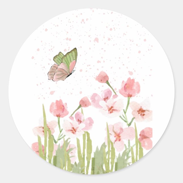 Classic Round Stickers (Vorderseite)