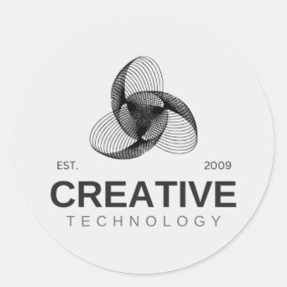 Classic Round Stickers 