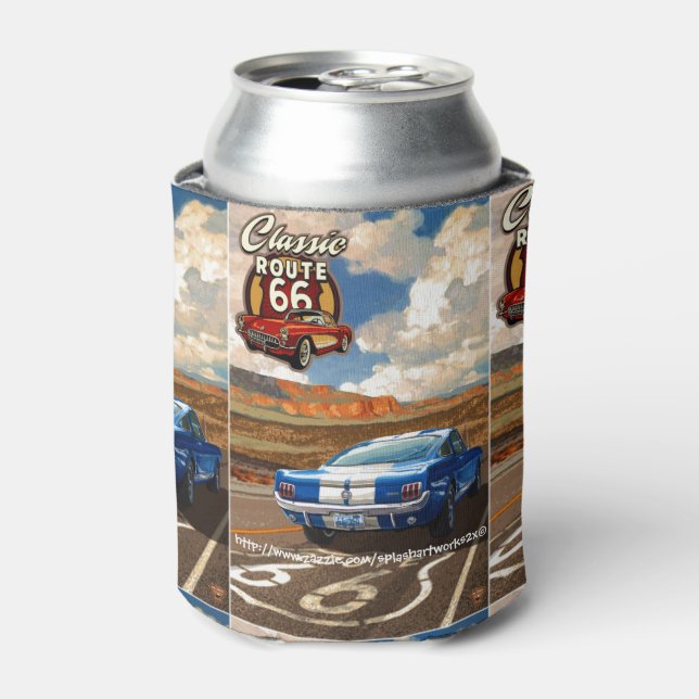 "Classic Route 66" Dosenkühler (Kanne Vorderseite)