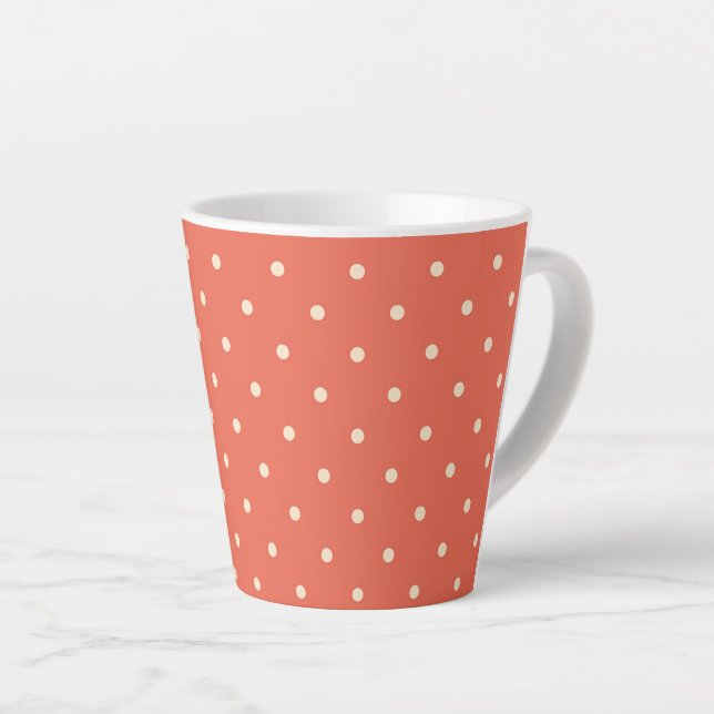 Classic Rust Polka Dot Milchtasse (Rechte Ecke)