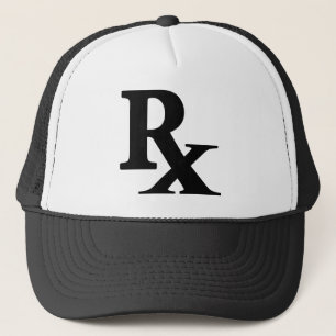 Classic Rx Pharmacy Icon drucken Apotheke Geschenk Truckerkappe