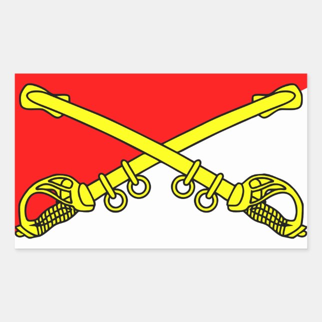 Classic Sabers Rectangle Stickers (Vorderseite)