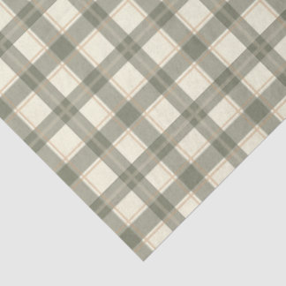 Classic Sage Tartan  Seidenpapier