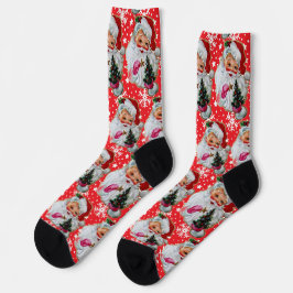 Classic Santa Claus Novelty Weihnachten Socken