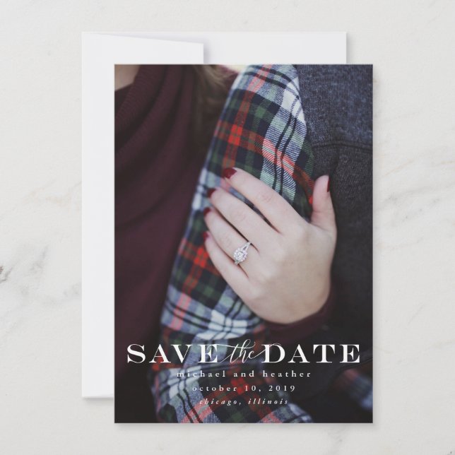 Classic Save the Date (Vorderseite)