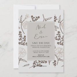 Classic Save the Date Einladung