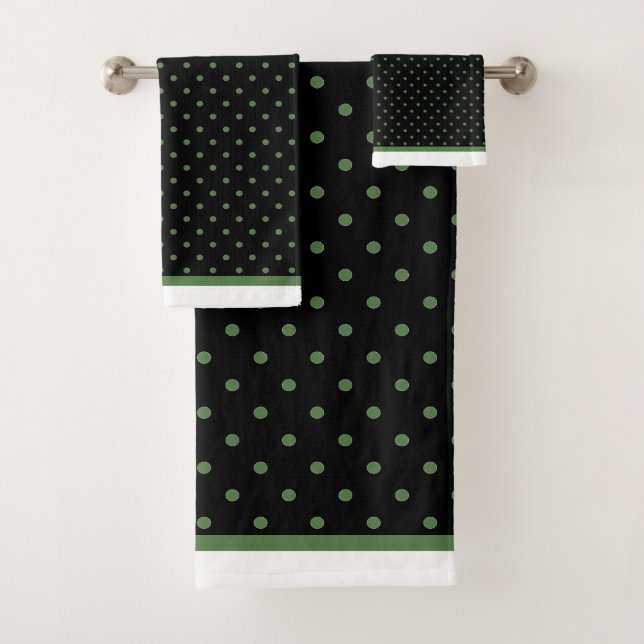 CLASSIC SCHWARZSAGE SPOT BADEZIMMER TOWEL SET (Insitu)