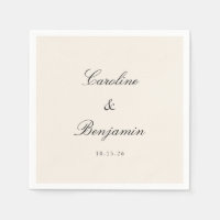Classic Script Elegant Wedding Individuellen Namen