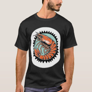 Classic Shrimp Flash Tattoo T - Shirt