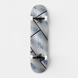 Classic Silver Skateboard