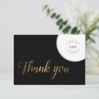 Classic Simple Gold noir Votre logo ici Merci