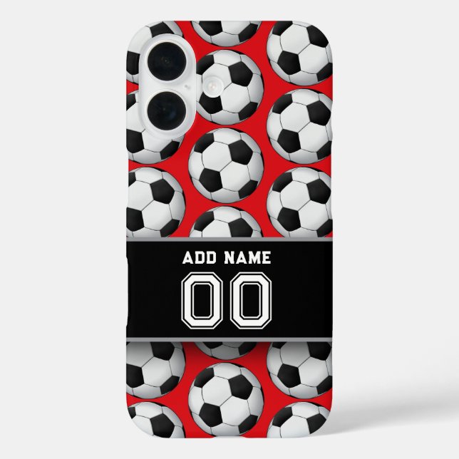 Classic Soccer | Fußball Cool Sportgeschenke iPhone 16 Hülle (Rückseite)