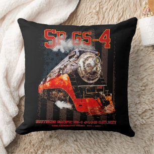 Classic Southern Pacific GS-4 Dampflokomotive Kissen