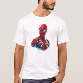 Classic Spider-man Artwork Illustration T-Shirt