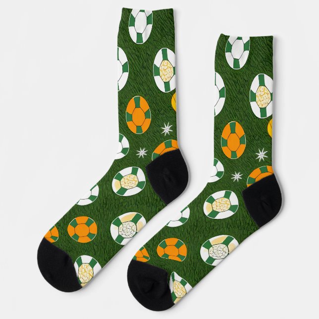 Classic Spider-Man with Dynamic Cosmic Background Socken (Linkes Detail)