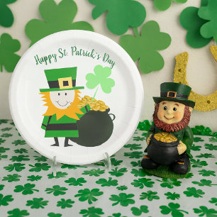Classic St. Patrick's Day Party Paper Plate Pappteller