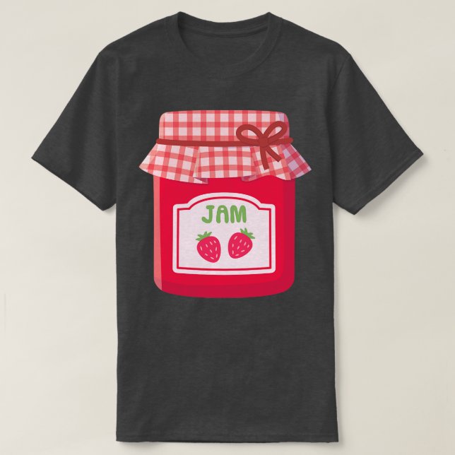Classic Strawberry Jam Bottle T-Shirt (Design vorne)