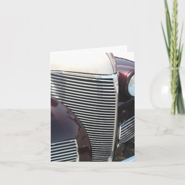 Classic Street Rod Birthday Card für Typ Karte (Vorderseite)