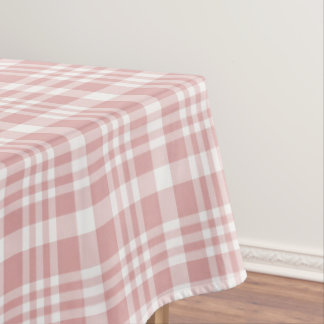 Classic Stripe Blush Pink and White    Tischdecke