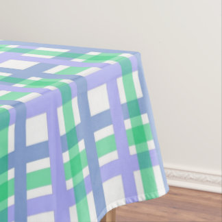 Classic Stripes Green Blue White   Tischdecke