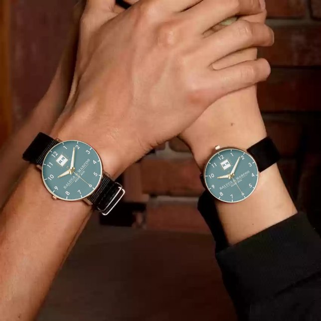 Classic style engraved couple  armbanduhr (Von Creator hochgeladen)