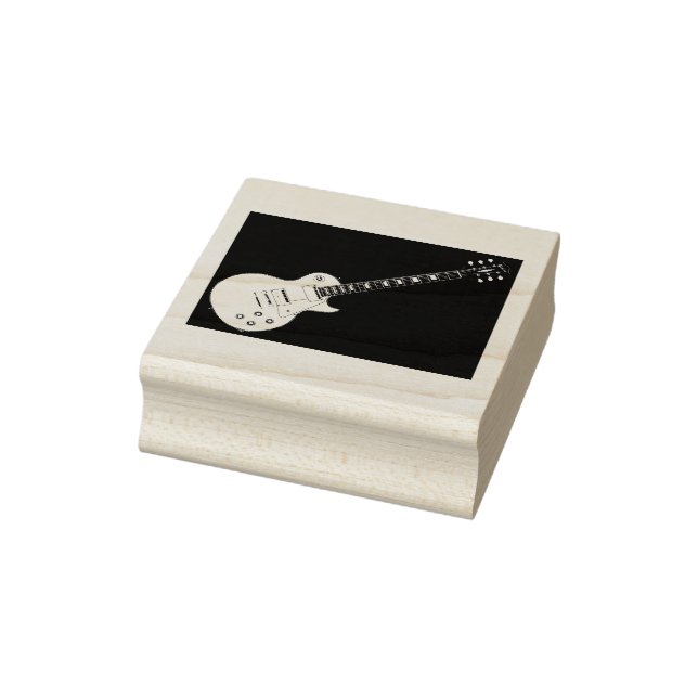 Classic Style Solid Blues Guitar Gummistempel (Stempel)
