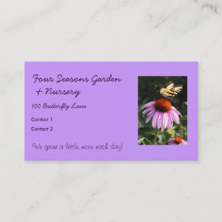 Classic Summer Business Card Visitenkarte