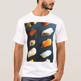 Classic Sushi Set – 10 classic pieces on a stone p T-Shirt
