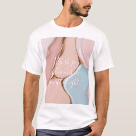 Classic t-shirt in stylish abstract graphic