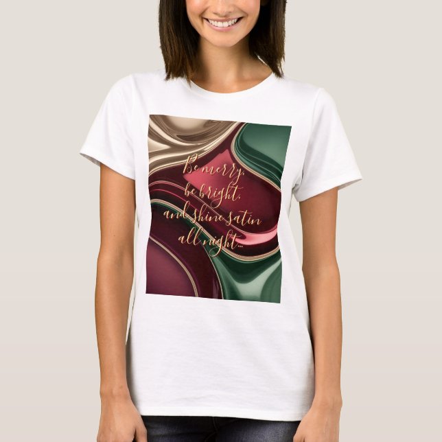 Classic t-shirt in stylish abstract graphic (Vorderseite)