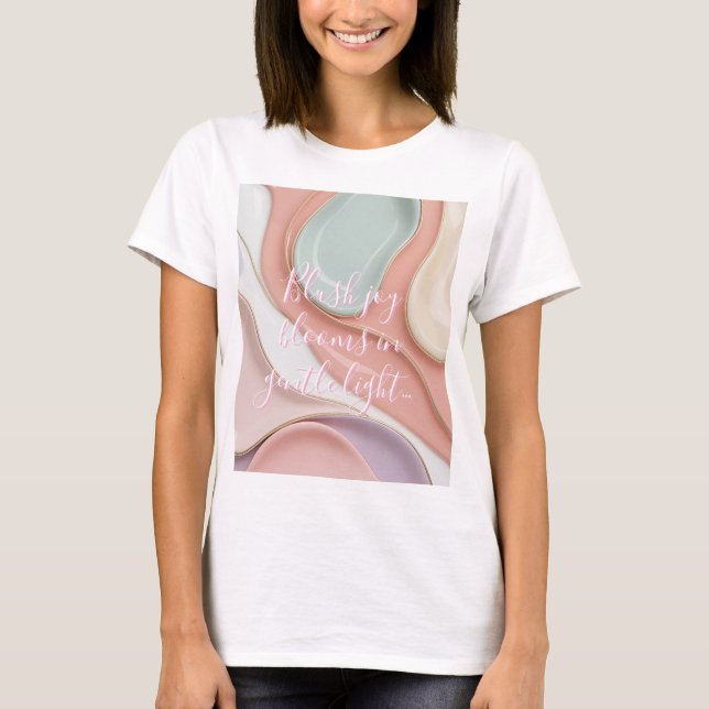 Classic t-shirt in stylish abstract graphic (Vorderseite)
