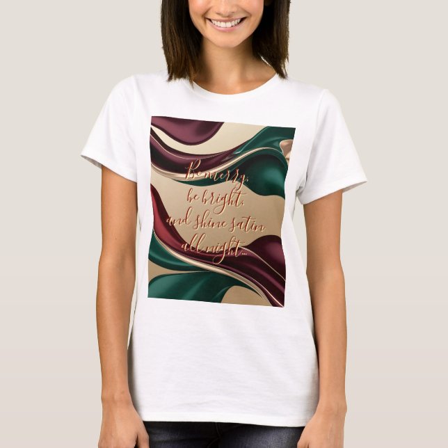 Classic t-shirt in stylish abstract graphic (Vorderseite)