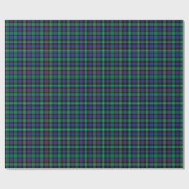 Classic tartan in blue geschenkpapier